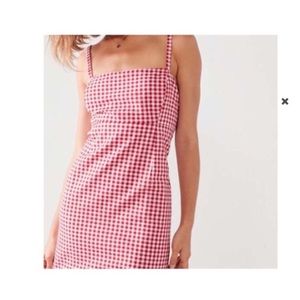 Urban Outfitters Red Gingham Dress